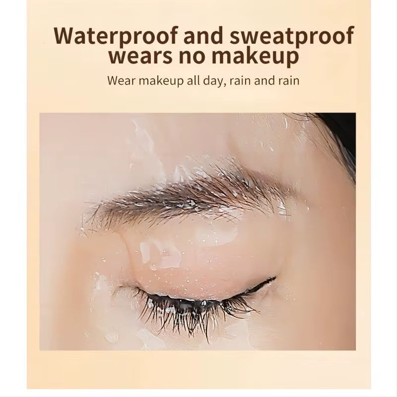 Two-Color Air Cushion Eyebrow Powder – Waterproof, Sweat-Proof Long-Lasting Brow Cream for Natural Definition and All-Day Hold